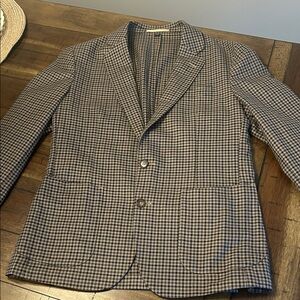 J.Crew Men’s Ludlow 38S Blazer Moon English Wool Houndstooth Check